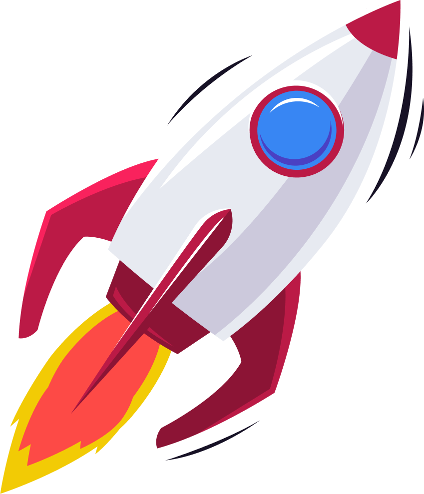 illustration of rocket